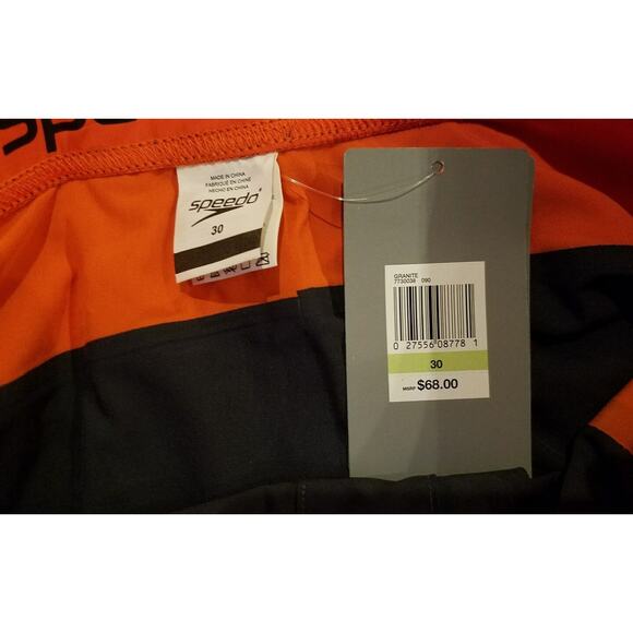 Speedo NWT Mens Size 30 4 way Stretch ActiveFlex Boardshorts UPF50 Granite $68 - Picture 3 of 3